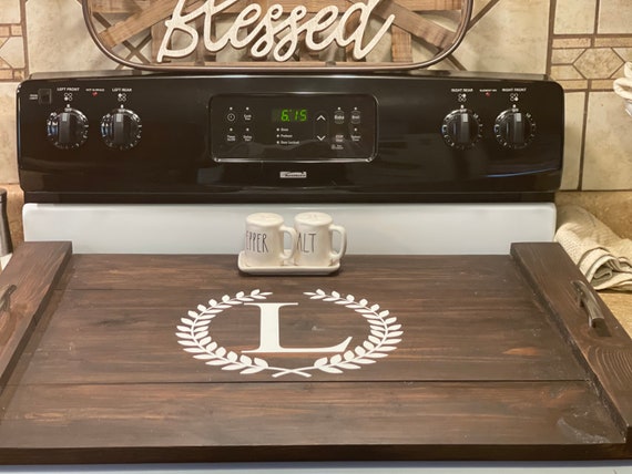 Stove Top Cover Wood-noodle Board-electric Stove Cover-kitchen Decor-wood  Cooktop Cover-rustic Stove Top Cover for Flat Top Stove-gas Stove 