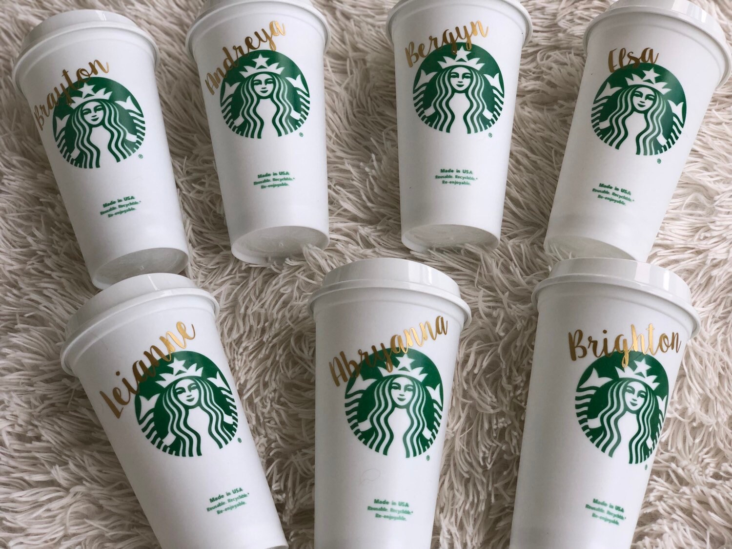 Personalized 16oz Starbucks Cup BPA FREE Reusable Tumbler / Etsy