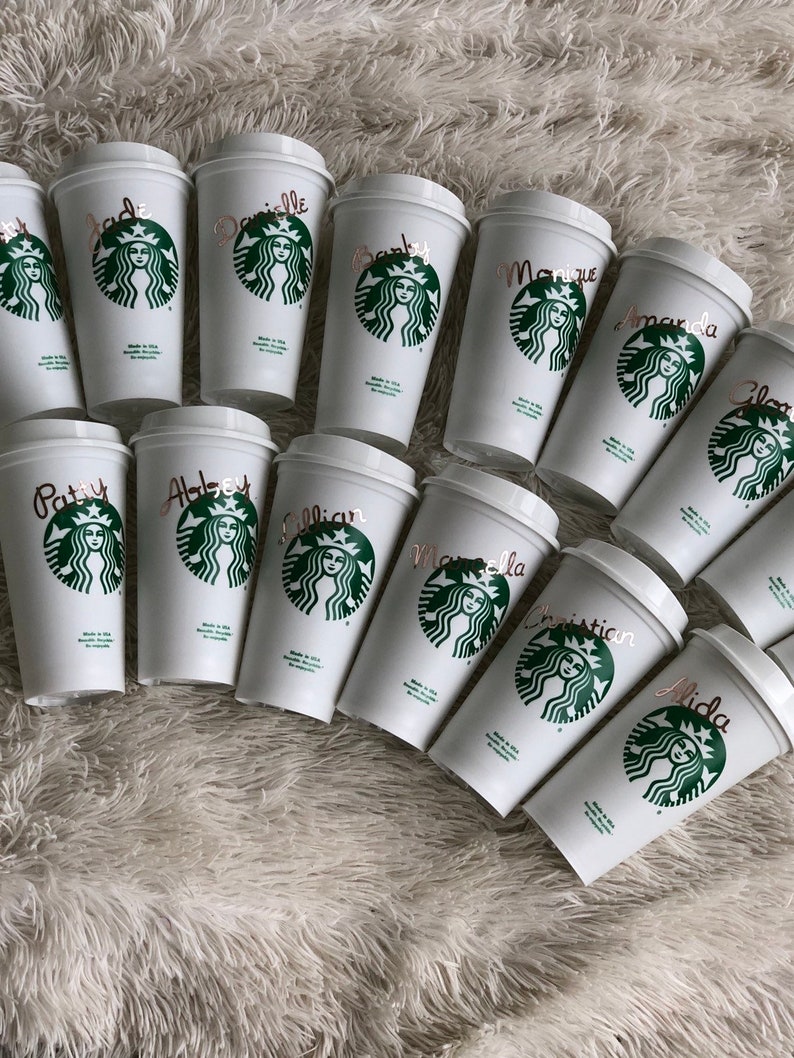 Personalizado 16oz Starbucks Cup BPA GRATIS vaso reutilizable Etsy España