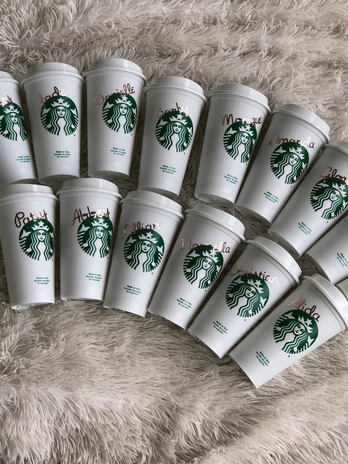 Personalized 16oz Starbucks Cup BPA FREE Reusable Tumbler / Etsy
