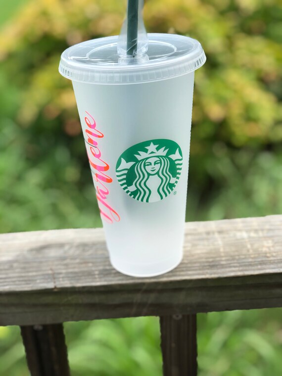 Download Free Starbucks Cold Cup Venti Bridesmaid Gift Personalized Gift Etsy SVG Cut Files