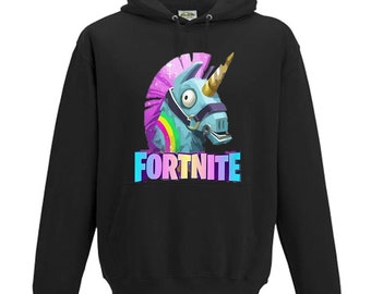 fortnite loot llama unicorn hooded sweatshirt unisex top - fortnite hoodie australia