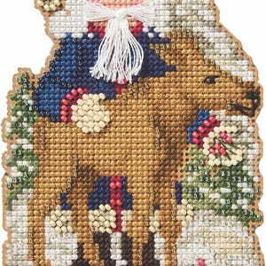 Denali Santa - Mill Hill 2026 Alaskan Santa Series Beaded Cross Stitch Kit - MH202631