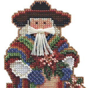 Mill Hill Celebration Santa Beaded Cross Stitch Kit ~ Feliz Navidad Santa