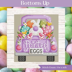 Shannon Christine Designs Counted Cross Stitch Pattern ~ Bottoms Up ~
