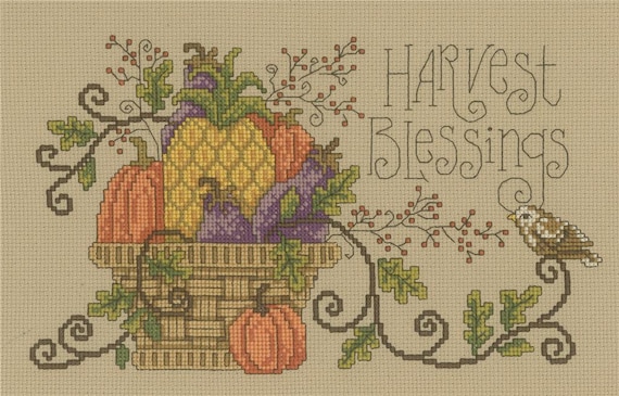 Diane Arthurs Counted Cross Stitch Pattern ~ Fall Blessings ~ 1730