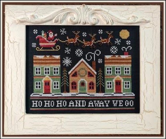 Away We Go Counted Cross Stitch Pattern by Country Cottage Needleworks