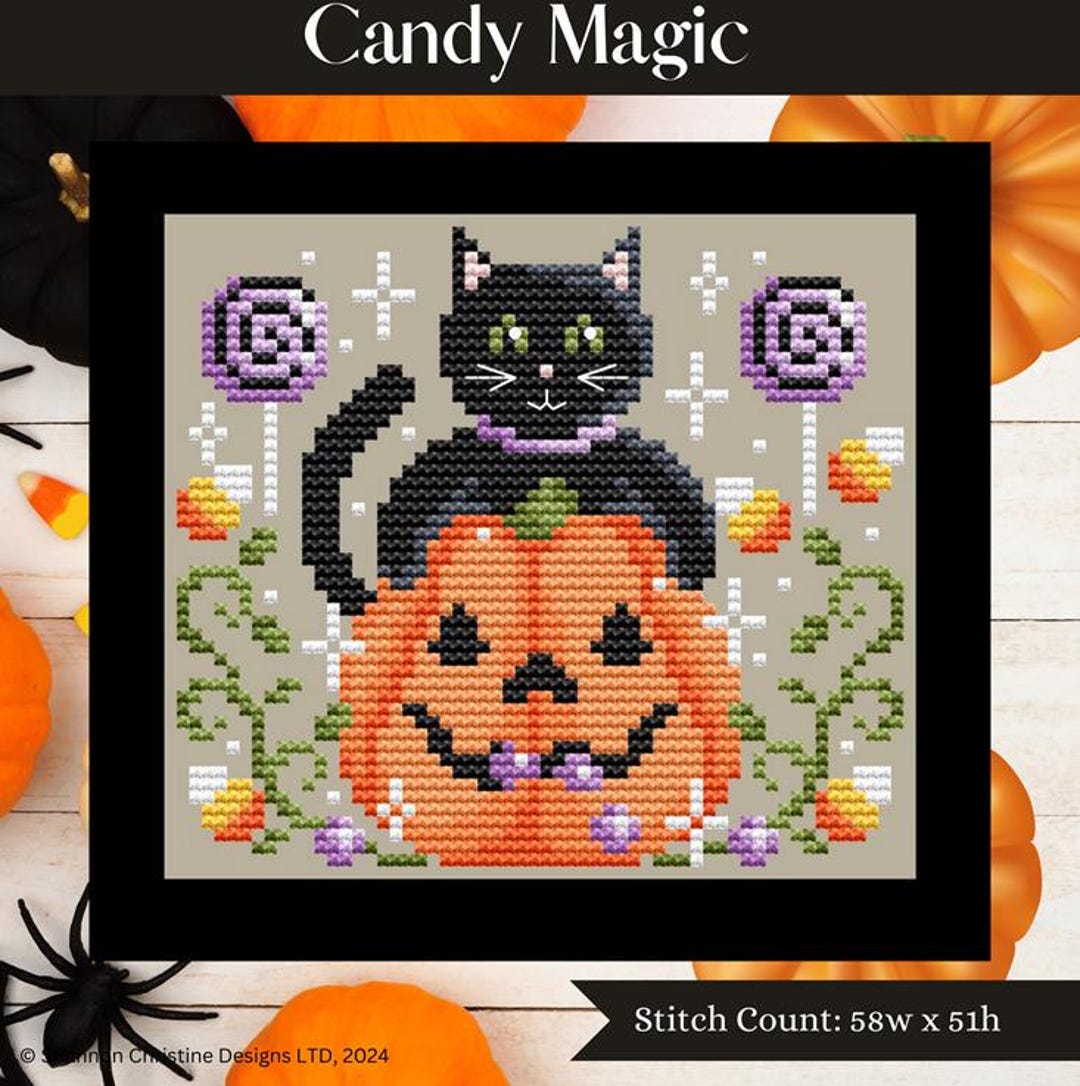 Shannon Christine Designs Counted Cross Stitch Pattern Booklet ~ Candy ...