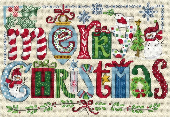 Christmas Favorites Counted Cross Stitch Chart by Diane Arthurs ~ Complete kit