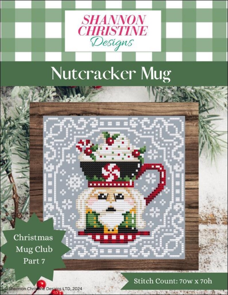 Shannon Christine Designs Counted Cross Stitch Pattern ~ Nutcracker Mug ...