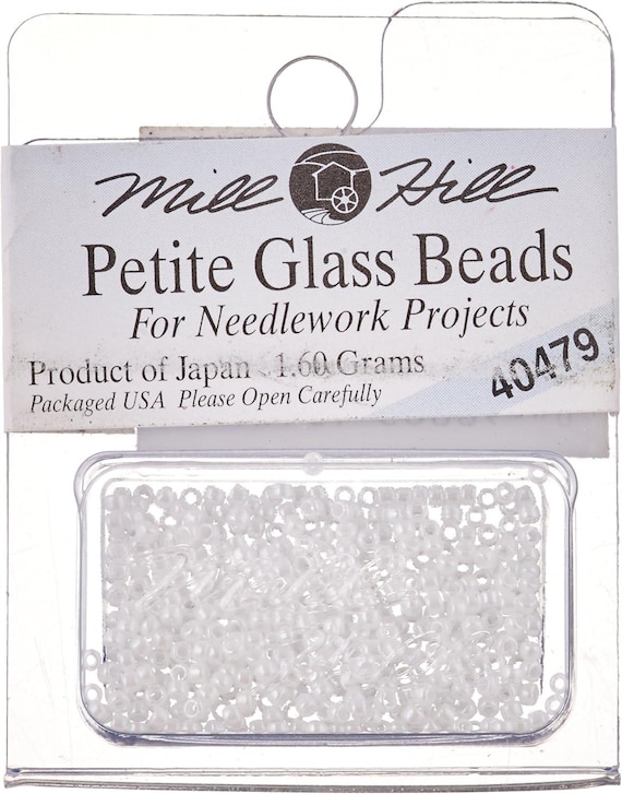 Mill Hill Glass Petite Seed Beads White #40479 ~ 1.60 grams