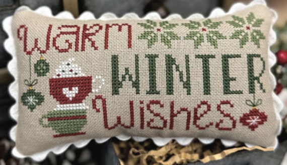 Primrose Cottage Stitches Counted Cross Stitch Chart ~ Warm Winter Wishes ~ PCS123