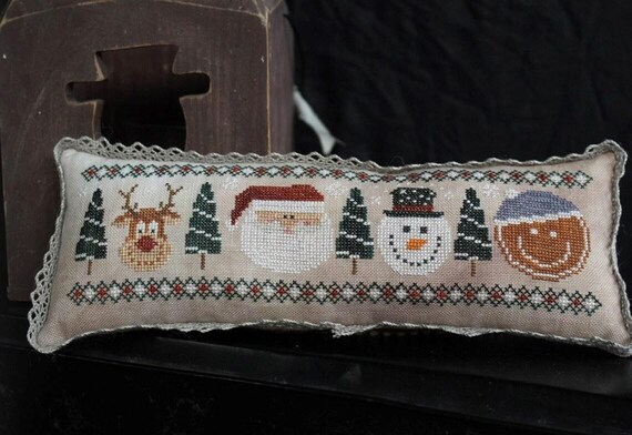 X-Mas Friends Counted Cross Stitch Pattern by Thistles # 2310 designed by Liezbeth Gottschall