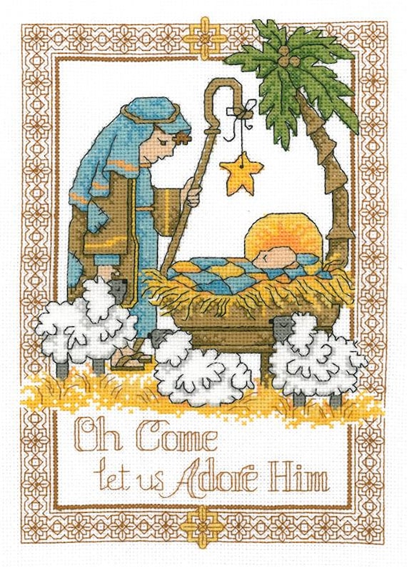Diane Arthurs Imaginating Counted Cross Stitch Pattern ~ Adore Him