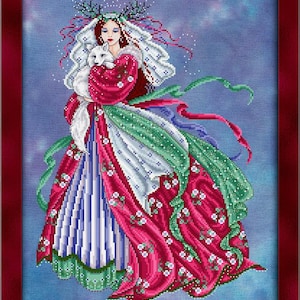 The Winter&#39;s Gift Counted Cross Stitch Pattern by Joan Elliott Design