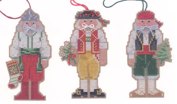 Sandra Cozzolino Counted Cross Stitch Pattern ~ Nutcracker Ornaments III ~ 1993
