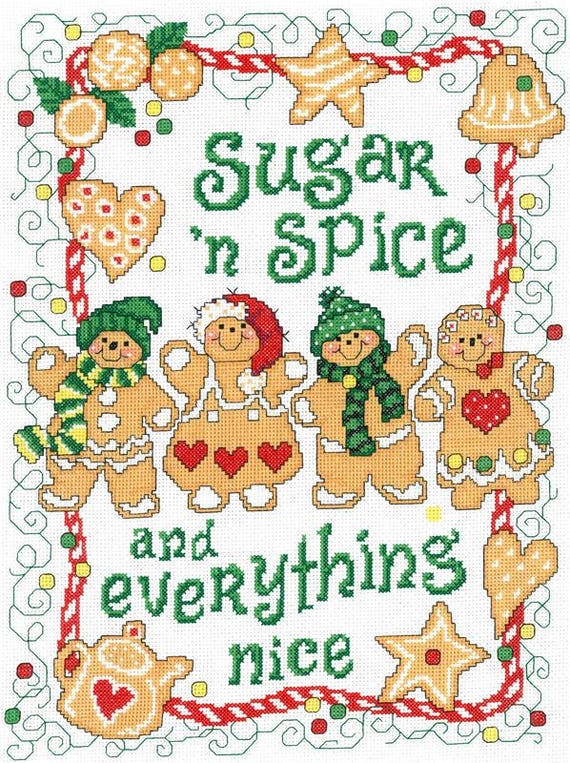 Sugar & Spice Counted Cross Stitch Pattern by Ursula Michael #3231 - Printed Pattern