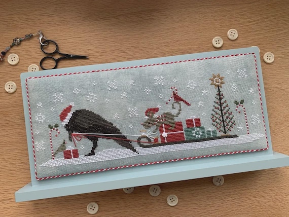 Christmas Delivery Counted Cross Stitch Pattern by Stitches by Ethel - Printed Pattern