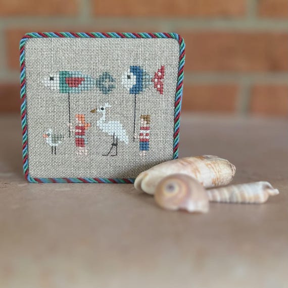 Seaside Frill Counted Cross Stitch Pattern by Heart in Hand