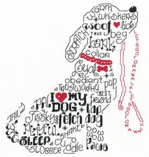 Ursula Michael Counted Cross Stitch Pattern ~ Let's Bark