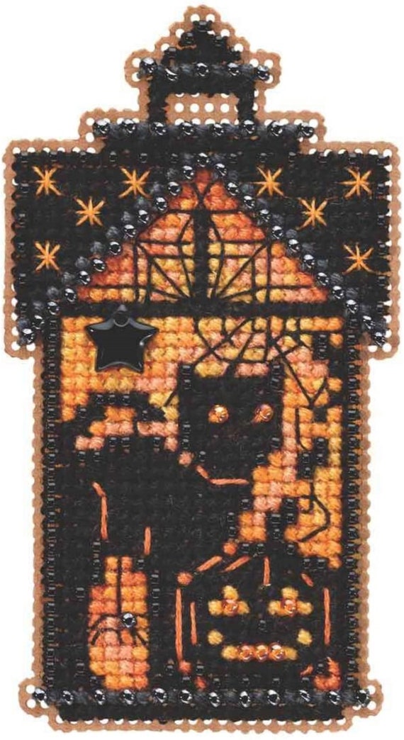 Mill Hill 2019 Autumn Harvest Collection Beaded Cross Stitch Kit ~ Taboo Kitty ~ MH181921