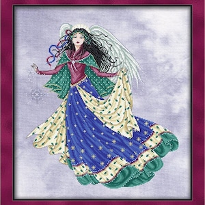 Christmas Starlight Counted Cross Stitch Pattern by Joan Elliott Design