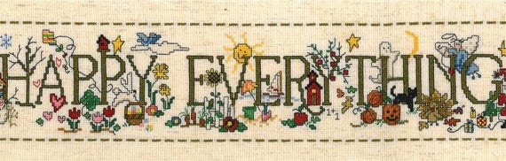 Diane Arthurs Imaginating Counted Cross Stitch Chart ~ Happy Everything