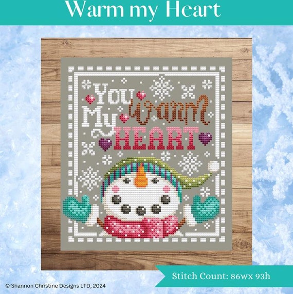 Shannon Christine Designs Counted Cross Stitch Pattern ~ Warm My Heart