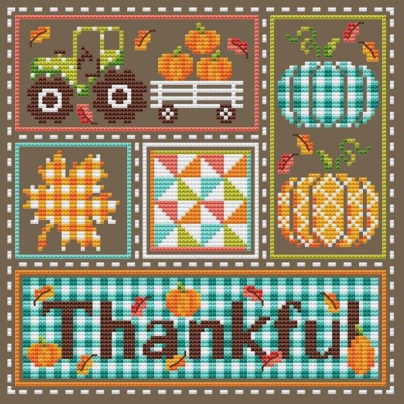 Shannon Christine Designs Counted Cross Stitch Pattern ~ Thankful ...