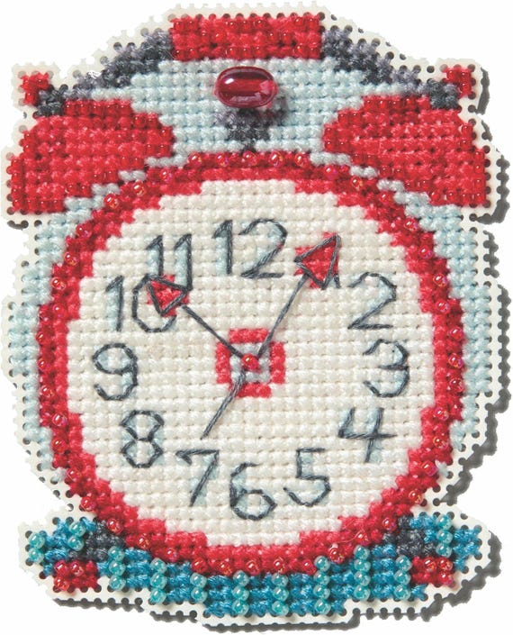 Mill Hill 2025 Spring Bouquet Counted Cross Stitch Kit ~ Vintage Clock ~ MH182516