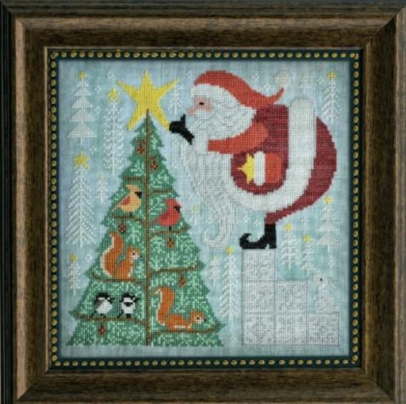 Christmas Star Counted Cross Stitch Pattern by Cottage Garden Samplings