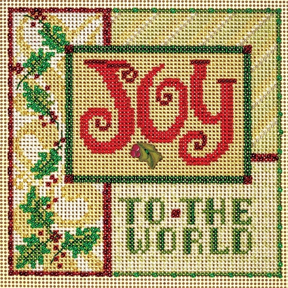 Mill Hill 2023 Winter Series Buttons & Beads Cross Stitch Kit ~ Joy