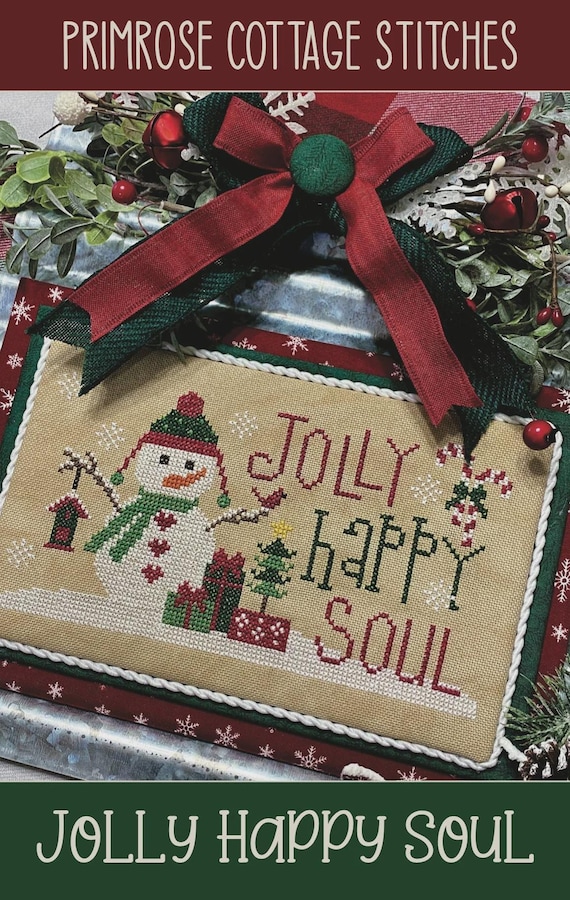 Jolly Old Soul Counted Cross Stitch Pattern ~ Primrose Cottage Stitches