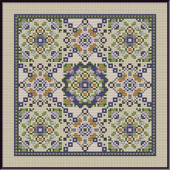 Lavender Potpourri Counted Cross Stitch Pattern by CM Designs /  Carolyn Manning Designs
