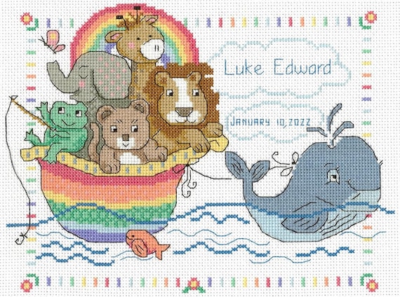 Diane Arthurs Counted Cross Stitch Pattern Leaflet ~ Whale of a Welcome