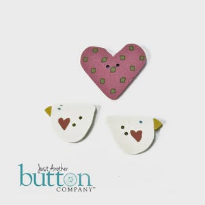 Shepherd&#39;s Bush ~ Love Mini Bag ~  embellishment pack by Just Another Button Company #10780