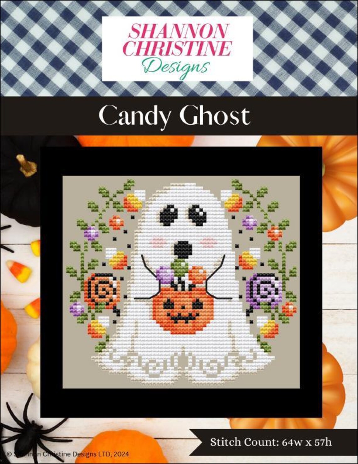 Shannon Christine Designs Counted Cross Stitch Pattern Booklet ~ Candy ...
