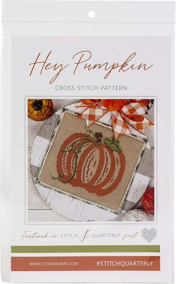Hey Pumpkin Counted Cross Stitch Pattern by It's Sew Emma
