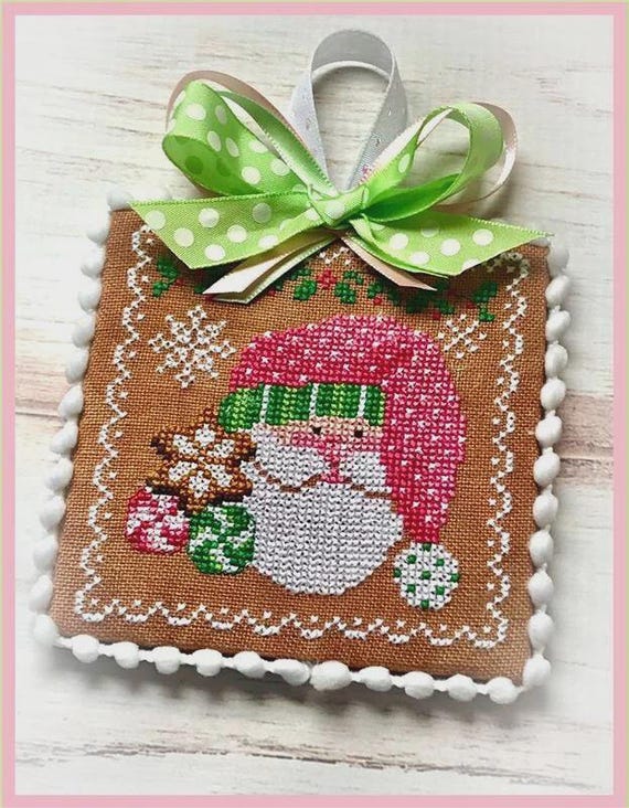Holiday Kringle Counted Cross Stitch Pattern by Sugar Stitches Designs - Printed Pattern