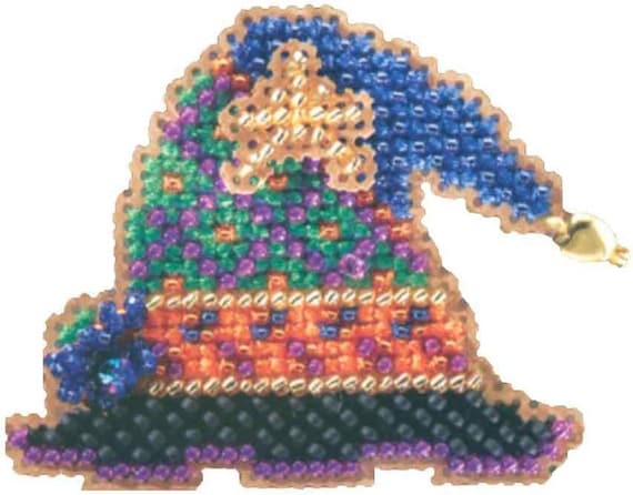 Wanda's Hat Mill Hill Autumn Harvest Beaded Cross Stitch Kit