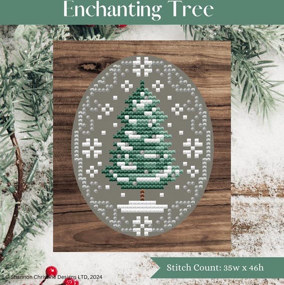 Shannon Christine Designs Counted Cross Stitch Pattern ~ Enchanting Tree