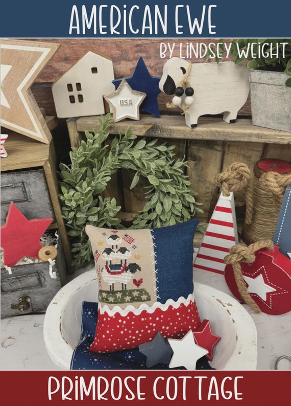 American Ewe Counted Cross Stitch Pattern by Primrose Cottage Stitches PCS-169