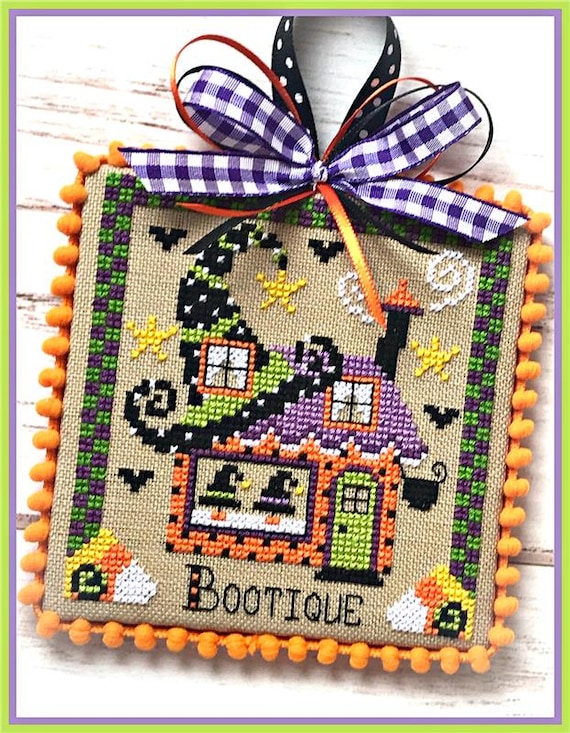 BOOville Bootique Counted Cross Stitch Pattern by Sugar Stitches Design