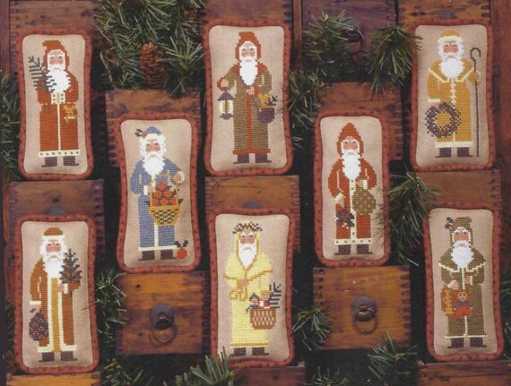 Father Christmas ~ Counted Cross Stitch Pattern by The Prairie Schooler # 43 - Printed Pattern