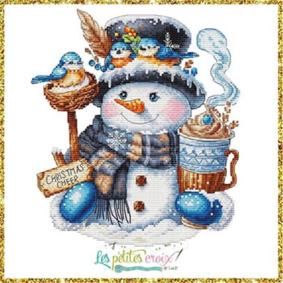Christmas Cheer Counted Cross Stitch Pattern by Les petites Croix de Lucie