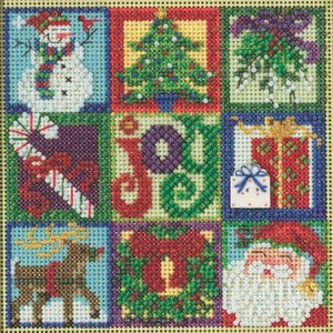 Mill Hill 2015 Winter Series Buttons & Beads Counted Cross Stitch Kit ~ Joy of Christmas ~