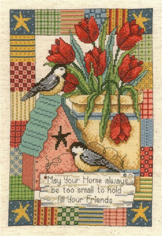 Diane Arthurs Counted Cross Stitch Pattern Leaflet ~ All Your Friends