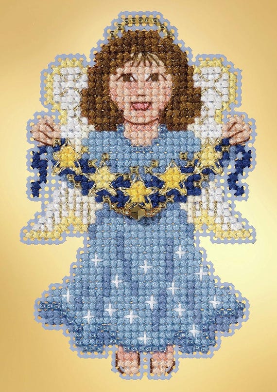 Mill Hill 2019 Winter Holiday Beaded Cross Stitch Kit ~ Celestial Angel ~MH18-1636