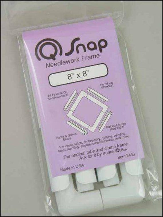 Q-Snap 8" x 8" Needlework Frame #2493 by Yarntree
