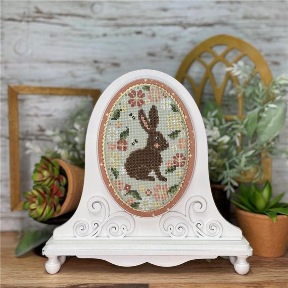 Spring Bunny Counted Cross Stitch leaflet by Erin Elizabeth Designs